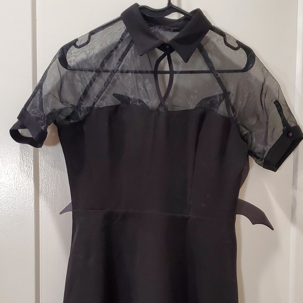 Sadie Robertson Medium Mesh Black Dress